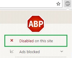 disable ad blocker on mac for google chrome